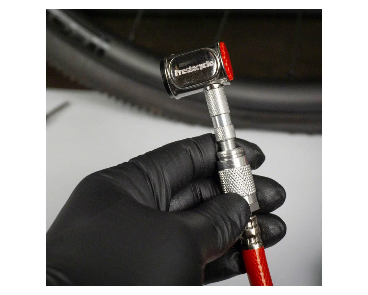 Prestacycle Pro Presta Head (Silver) (Also Works w/Clik) - view 7